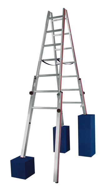 Treppenstehleiter, 3123/2x8 Steininger AnhängerLeiternGerüste