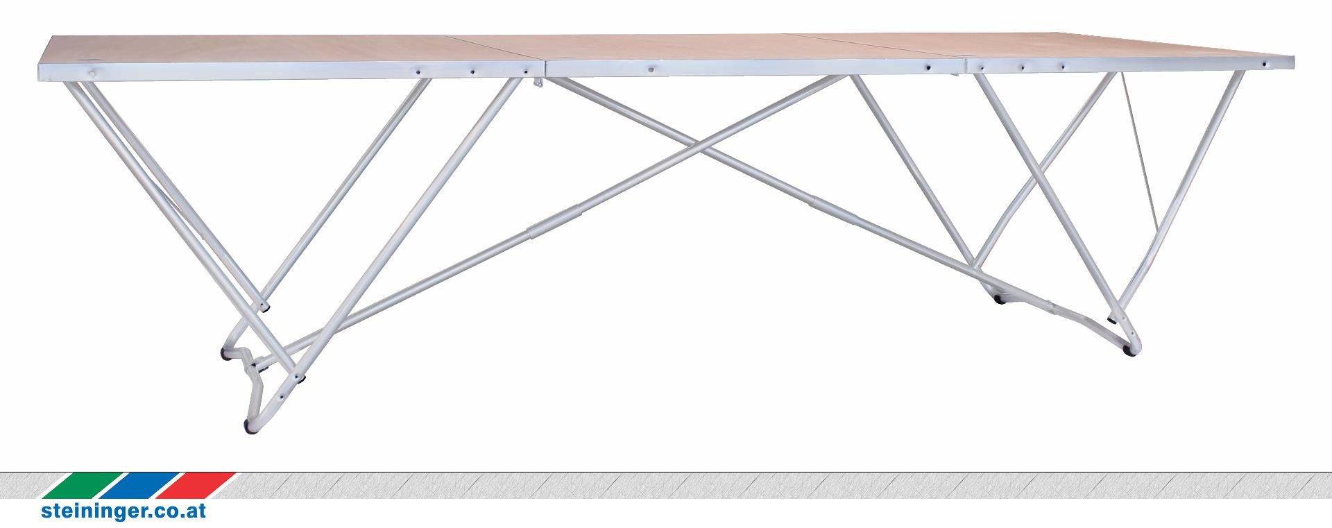 Hymer Tapeziertisch, 3m lang, 60/80cm breit 685