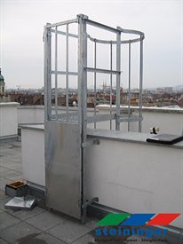 Fluchtleiter aus Stahl, 2. Rettungsweg WIEN